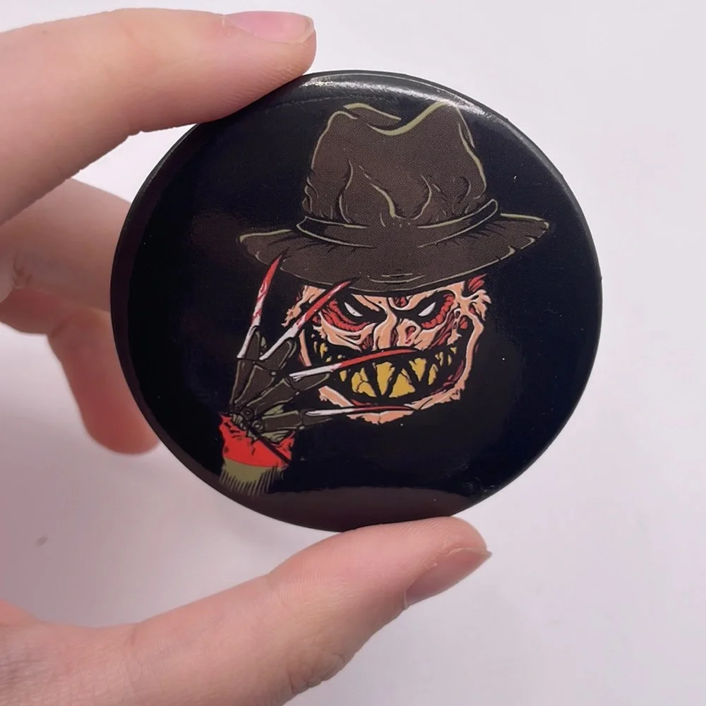 A Nightmare on Elm Street Backpack Pin Button Accessory - Picture 1 of 2